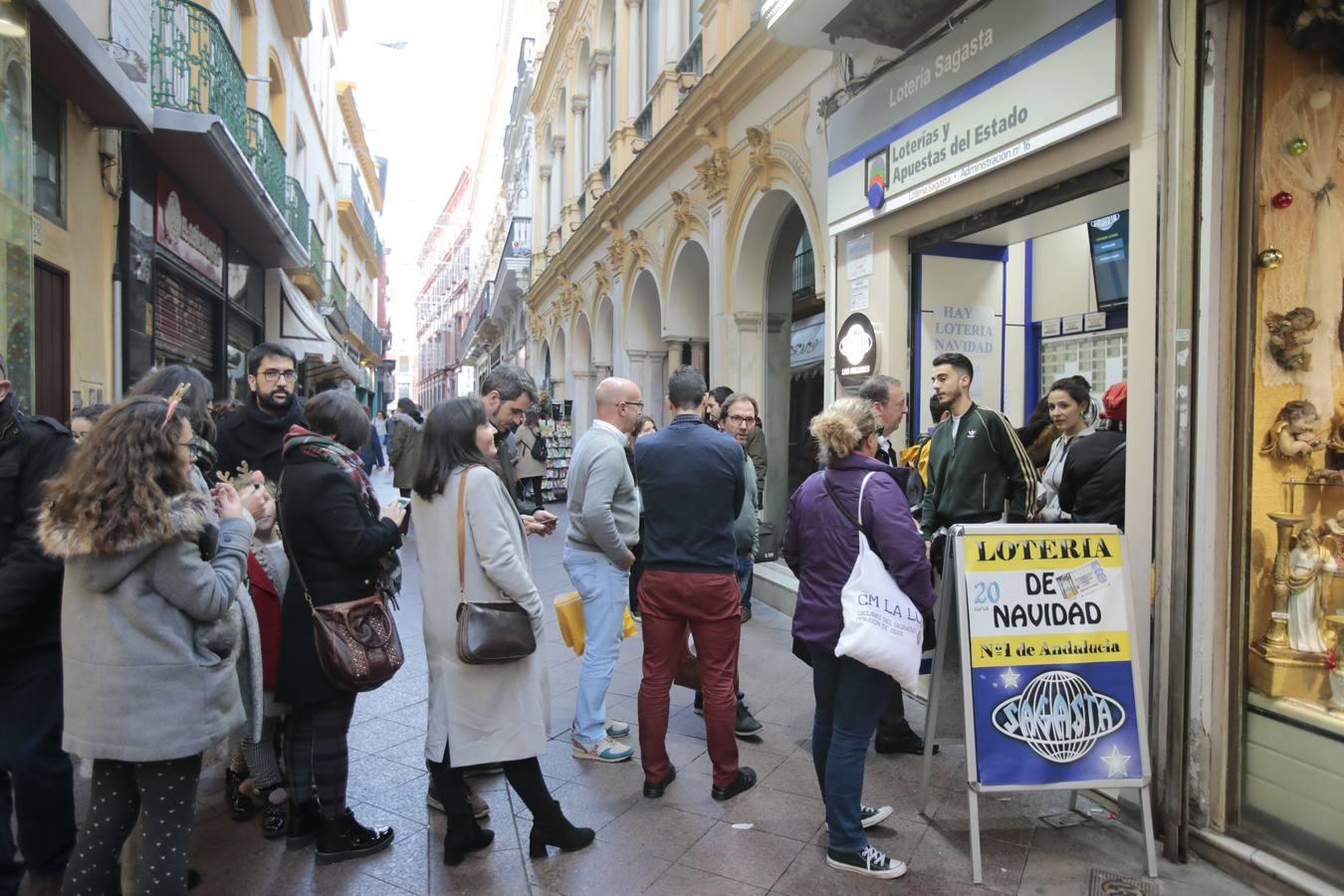 Sevilla juega 85 millones de euros en el Sorteo de Navidad 2018